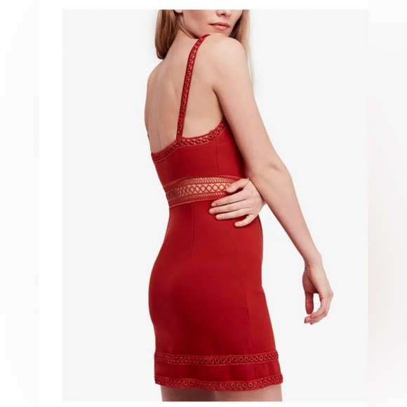 Free‎ People Chilli Flake Bodycon mini dress size 0 - Picture 2 of 7
